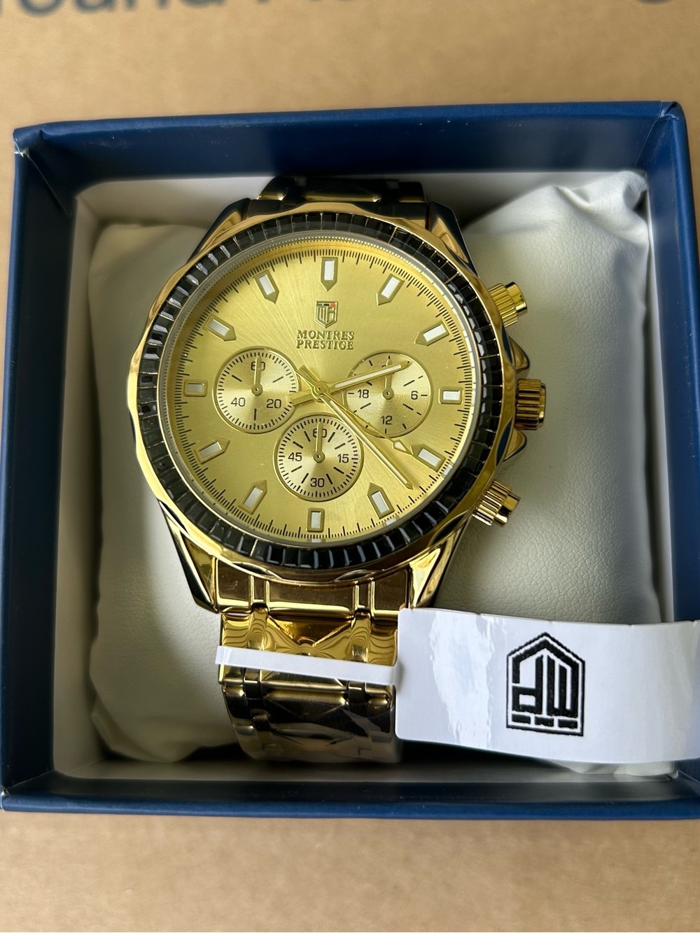 Montres Prestige X Invicta Men’s Gold-Tone Chronograph Watch